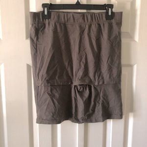 Grey belly button waist extender size L